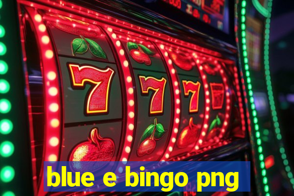 blue e bingo png